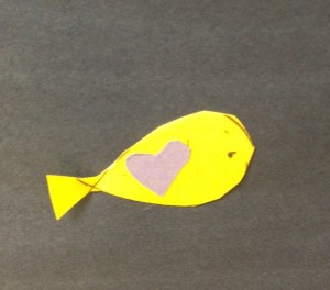Fish with heart Crop