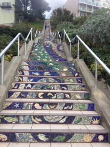 Ocean stairs
